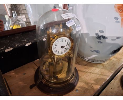 ANNIVERSARY CLOCK UNDER DOME - 28.5 CMS (H) APPROX
