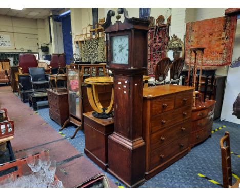 GRANDFATHER CLOCK - JOHN WAINWRIGHT - NOTTINGHAM