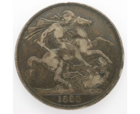1888 crown of Queen Victoria. P&amp;P Group 1 (£14+VAT for the first lot and £1+VAT for subsequent lots) 