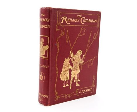 The Railway Children, by E. Nesbit - with drawings by C. E. Brock, published by Wells Gardner, Darton & Co. London 1906, gilt