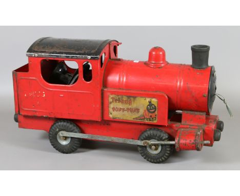 A childs tinplate Triang Puff Puff engine.