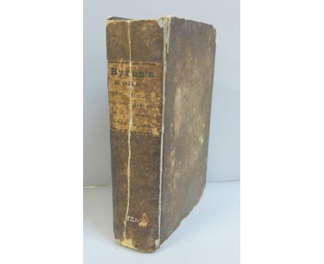 'The Complete Works of Lord Byron' (ex library copy) with prefix by H.L. Bulmer, engraved frontispiece, folding facsimile sig