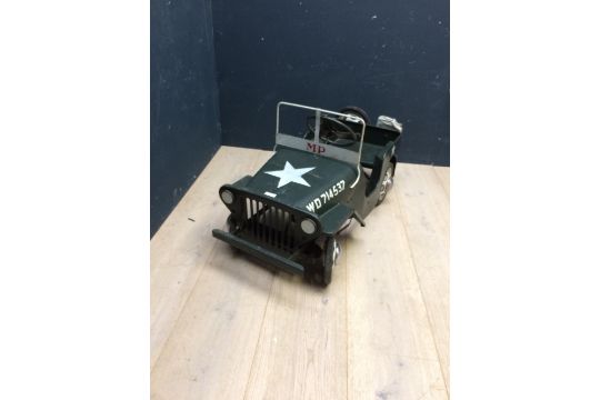 army jeep pedal car