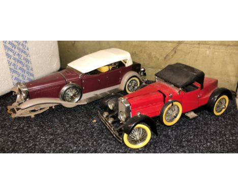 FRANKLIN MINT 1:24 SCALE PRECISION MODEL BLACK HAWK SPEEDSTER, 1930 DUESENBERG TOURSTER (UNBOXED)