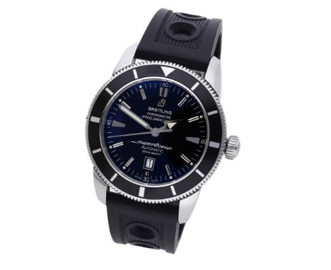Breitling. A stainless steel automatic wristwatch with date, Ref. A17320, Superocean Heritage 46, circa 2013. Movement: cal. 