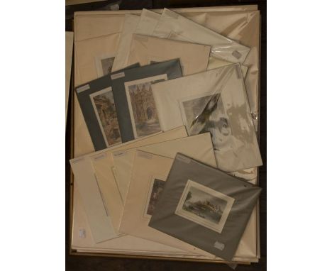 Architectural/Topographical. Mixed collection of prints and plates depicting views and notable buildings in various counties,