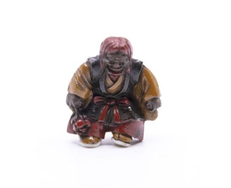A mid-nineteenth netsuke representing Sholjo. 4cm tall.&nbsp;