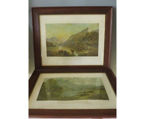 An oil on board Esther Turner "Old Burslem" and two framed Victorian print by Hubert PercyThese lots have been donated by Rot