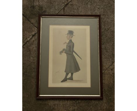 A framed Vanity Fair print 'Rochester' frame size 48.5cm x 35.5cm&nbsp;