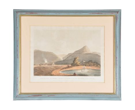 
	
		† &nbsp;After Thomas Daniell &amp; William Orme, "Distant view of Mootee Thurna", aquatint, published 1802 by William Or