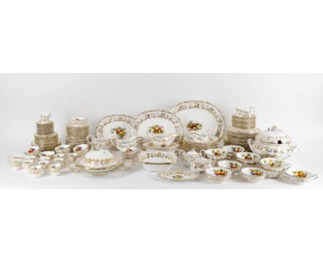 
	
		Spode- a modern porcelain dinner and coffee service in the Golden Valley pattern, printed factory marks, comprising; 
		