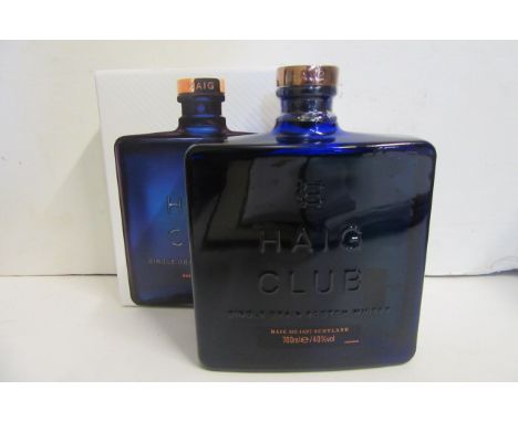 One bottle Haig Club single Grain Scotch, 40%, boxed