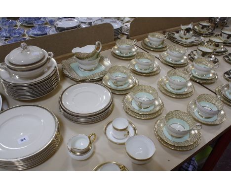 A Tuscan china part tea service, a Paragon part tea service, a Cauldron china part dinner service, a Japanese part tea servic