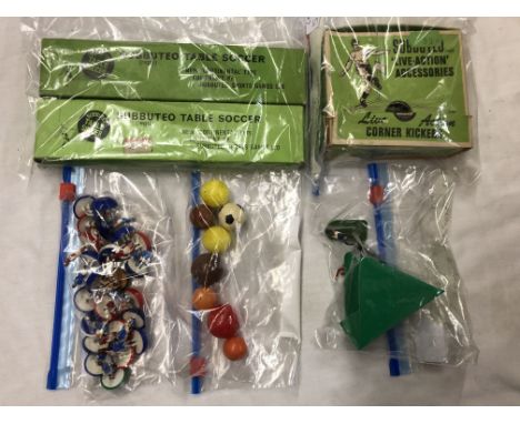 SUBBUTEO PARTS AND SETS - SPARE PLAYERS, BOXED CORNER KICKERS, GOAL KEEPERS, BALLS, ETC