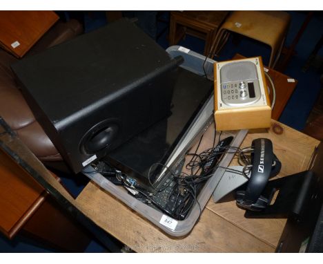 Samsung DVD player, Philips VHS player, digital radio, speaker etc[working at time of lotting].