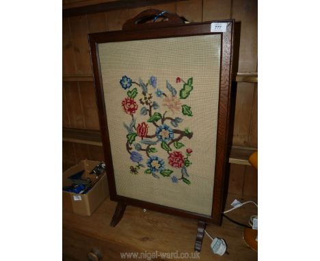 Tapestry firescreen
