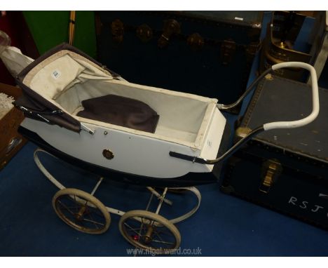 'Leeway' vintage child's pram.