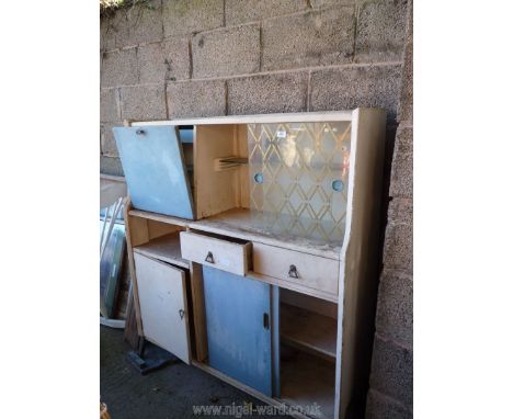 A vintage Prestige kitchen unit 48" w x 52" h x 15" deep.
