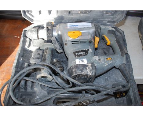 A cased hammer drill with chuck, (a/f.)