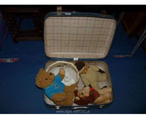 Vintage suitcase and contents