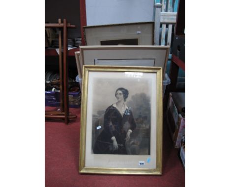 After Billie Waters 'Baby Seal', colour print 27.5 x 40cm, other prints, Impressionist oil caricature print, Barlow Hunt prin