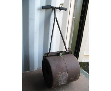 An Early XX Century Cast Iron Garden Roller.