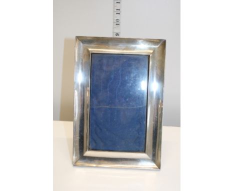 A hallmarked silver picture frame (needs new glass) Hall marked for Birmingham 1919 