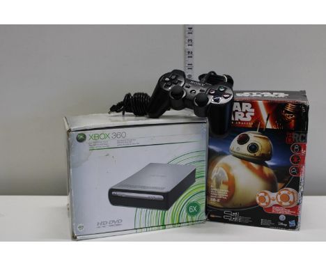 A selection of gaming related items &amp; Star Wars robot 