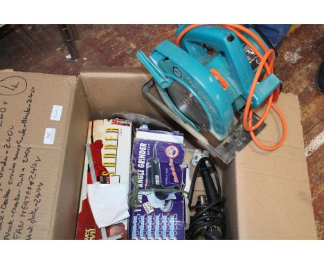 A box full of tools etc 