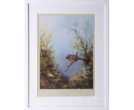 Clem Spencer (Plymouth), signed limited edition prints including 'Wren' 155/450 and 'Blackbird' 152/450, signed, framed and g