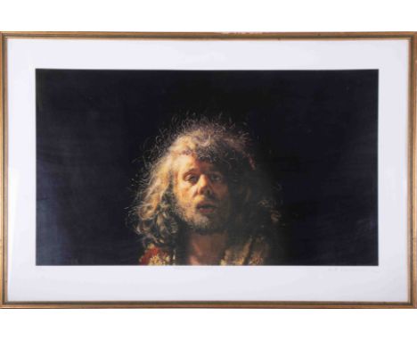 Robert Lenkiewicz (1941-2002) 'Self Portrait. Project 10', signed limited edition print 49/500, 40cm x 71cm, framed and glaze