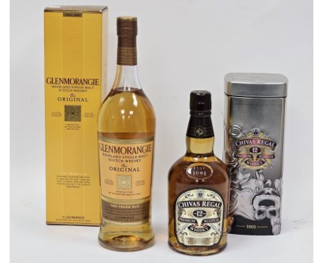 Chivas Regal 12 year old premium scotch whisky housed in a limited edition tin designed by Evan Douglis of New York 70cl 40% 
