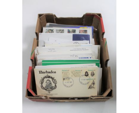 A box of mid 20th century and later first day covers 