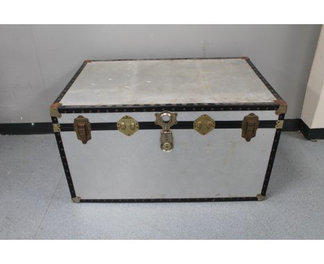 A metal trunk