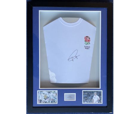Jonny Wilkinson Signed England World Cup Rugby Shirt 25x32 Framed And Glazed Display. Good Condition. All signed items come w