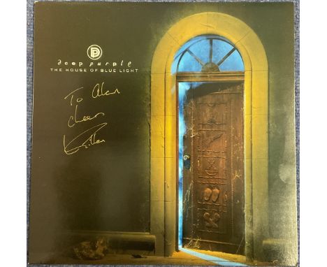 Deep Purple Signed 1987 Lp Record 'The House Of Blue Light' Signed To The Cover By Ian Gillan. Good Condition. All signed ite