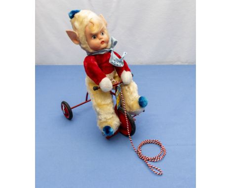  Vintage Chiltern Pixie Doll on a trike probably from the 1950`s. Immaculate condition