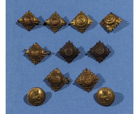 British army uniform bath star pips and two buttons