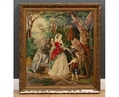 A tapestry picture 70cm x 80cm and three signed prints by Lawrence Norman Hirst (4)At present, there is no condition report p