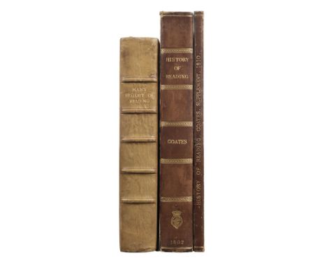 Man (John). The History and Antiquities, Ancient and Modern, of the Borough of Reading, in the County of Berks, 1st edition, 