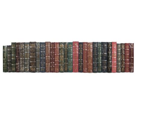 Easton Press. Group of 27 signed first editions, Norwalk, CT: Easton Press, c. 2001-16, comprising: 1. Barnes (Julian). The N