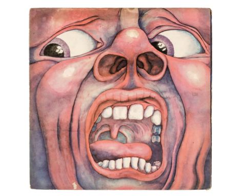 * Vinyl Records. Collection of approximately 100 LPs covering various genres and artists, including King Crimson "In the Cour