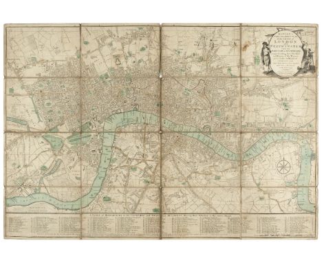 London. Bowles &amp; Carver, (publishers), Bowles's New one-Sheet Plan of the Cities of London and Westminster with the Borou