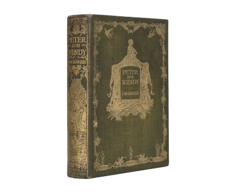 Barrie (J. M.). Peter and Wendy, illustrated by F. D. Bedford, 1st edition, Hodder &amp; Stoughton, [1911], frontispiece, pic
