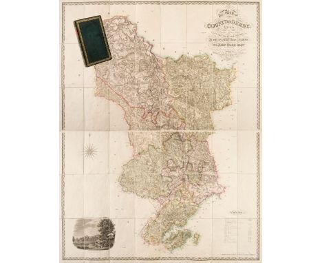 Derbyshire. Sanderson (George). This map of the County of Derby from a Careful Survey made in the years 1834 and 1835, is wit