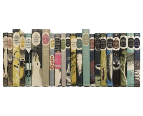 New Naturalist Monographs. A complete set, 22 volumes, 1st editions, London: Collins, 1948-71, Badger, Yellow Wagtail, Greens
