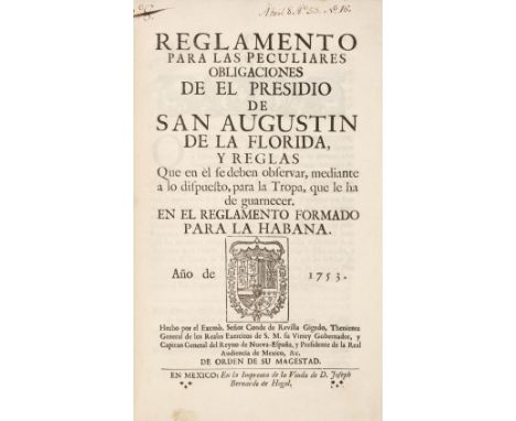 Reglamentos y Providencias expedidos por los Virreyes de la America sobre Rentas y otros objetos. A sammelband of 21 items in