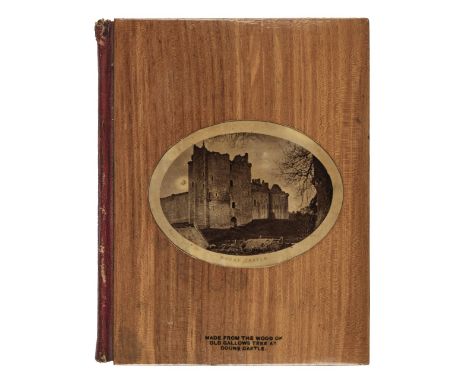 Dunbar (James). Guide to Doune Castle, 4th edition, Stirling: Duncan &amp; Jamieson, 1889, patterned endpapers, verso of fron