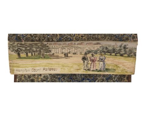 Fore-edge paintings. The Poetical Works of Sir Walter Scott, Vol. VI. The Lay of the Last Minstrel, Edinburgh: Robert Cadell,