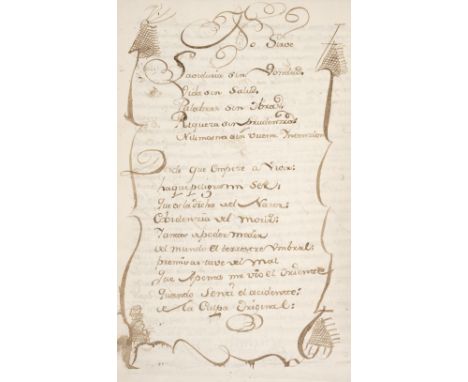 [ Aforismos Politicos ]. A manuscript collection of 11 treatises in Spanish on Political Philosophy, c. 1785, written in a ne